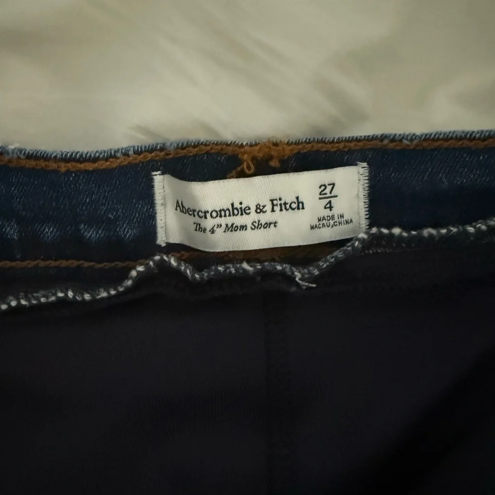 Abercrombie & Fitch Blue Denim Maternity Jean Shorts